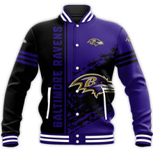 Load image into Gallery viewer, Baltimore Ravens Ultra Cool Letterman Jacket