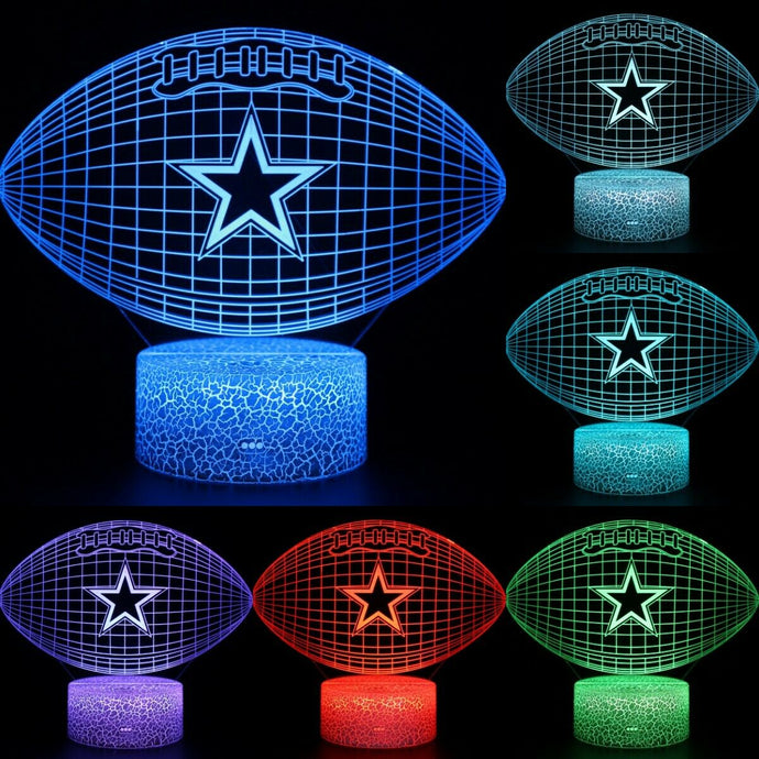 Dallas Cowboys 3D Illusion LED Lamp 1