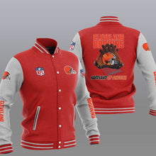 Load image into Gallery viewer, Cleveland Browns Casual 3D Letterman Jacket