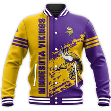 Load image into Gallery viewer, Minnesota Vikings Ultra Cool Letterman Jacket