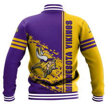 Load image into Gallery viewer, Minnesota Vikings Ultra Cool Letterman Jacket