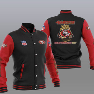 San Francisco 49ers Casual 3D Letterman Jacket