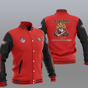 San Francisco 49ers Casual 3D Letterman Jacket