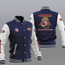 Load image into Gallery viewer, San Francisco 49ers Casual 3D Letterman Jacket