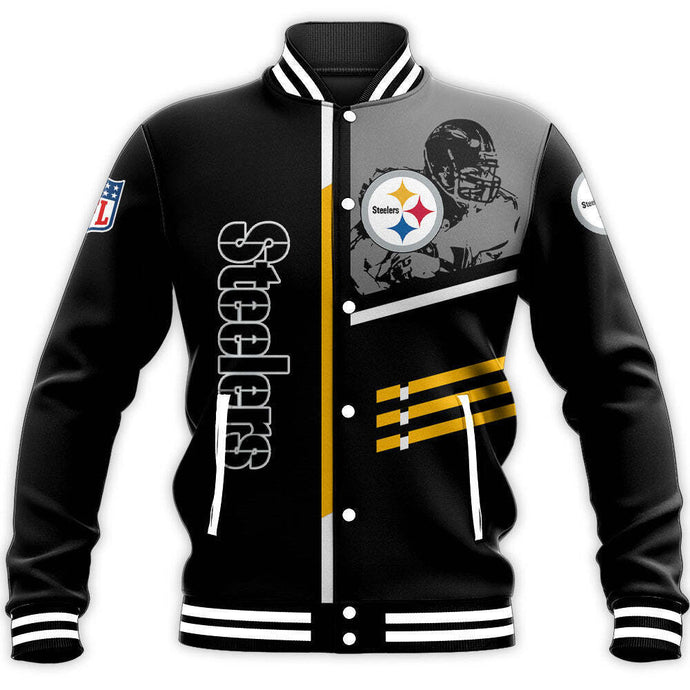 Pittsburgh Steelers Casual Letterman Jacket