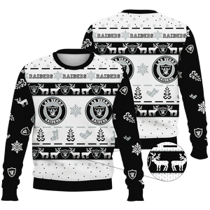 Las Vegas Raiders Ugly Christmas Sweatshirt