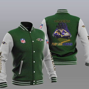 Baltimore Ravens Casual 3D Letterman Jacket