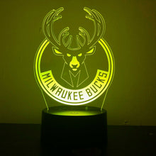 Load image into Gallery viewer, Milwaukee Bucks 3D LED Lamp 1