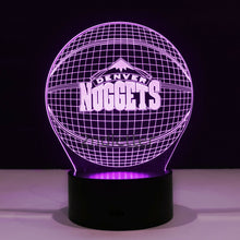 Load image into Gallery viewer, Denver Nuggets 3D Illusion LED Lamp