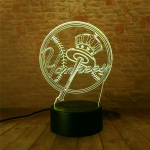 New York Yankees 3D LED Lamp