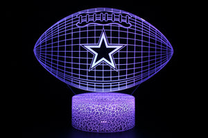 Dallas Cowboys 3D Illusion LED Lamp 1