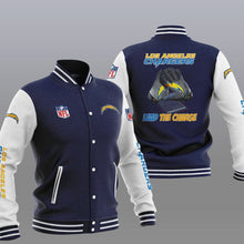 Load image into Gallery viewer, Los Angeles Chargers Casual 3D Letterman Jacket