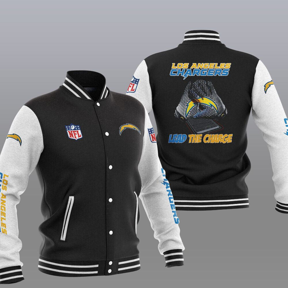 Los Angeles Chargers Casual 3D Letterman Jacket