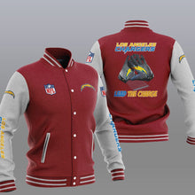 Load image into Gallery viewer, Los Angeles Chargers Casual 3D Letterman Jacket