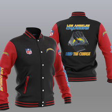 Load image into Gallery viewer, Los Angeles Chargers Casual 3D Letterman Jacket