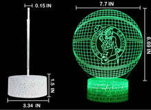 Load image into Gallery viewer, Boston Celtics 3D Illusion LED Lamp 1