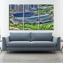 Load image into Gallery viewer, Chicago Bears Stadium Wall Canvas 2