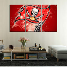 Load image into Gallery viewer, Tampa Bay Buccaneers Paint Splash Wall Canvas 2