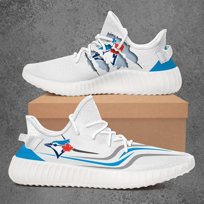 Toronto Blue Jays Casual 3D Yeezy Shoes